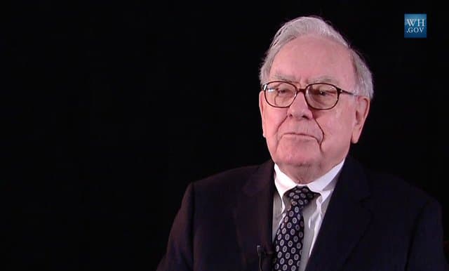 Retrato de Warren Buffett