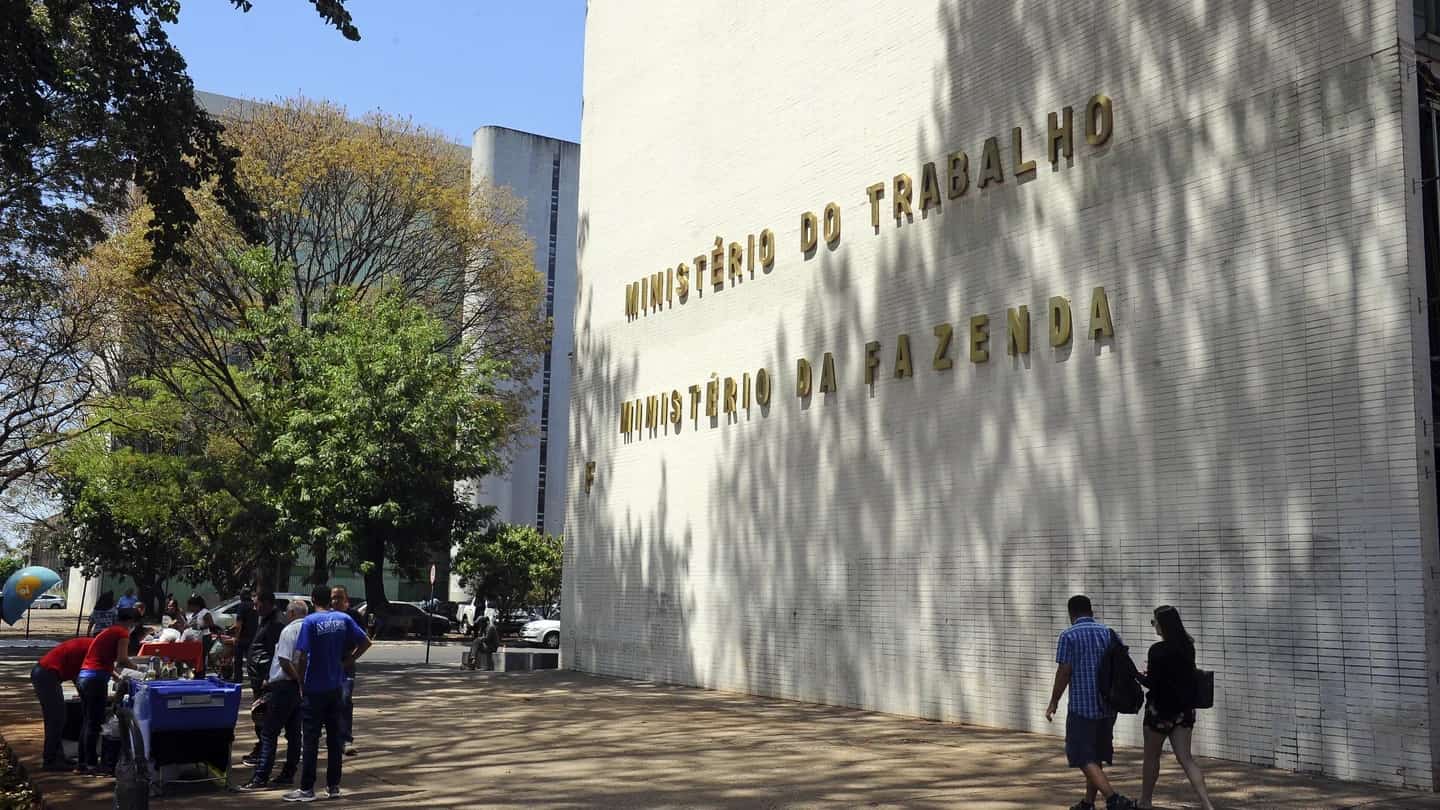 Fachada do Ministério da Fazenda, em Brasília