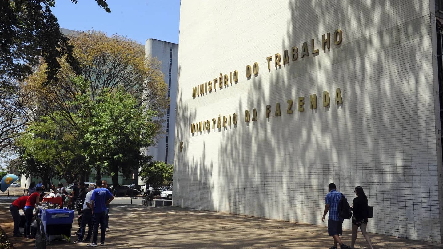 Fachada do Ministério da Fazenda, em Brasília