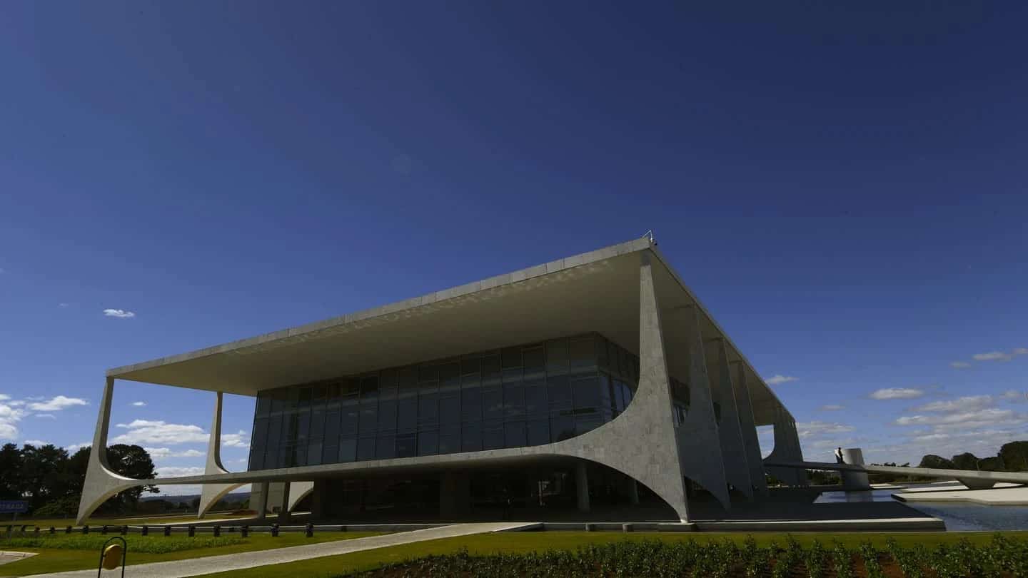 Palácio do Planalto, sede do Poder Executivo federal, em Brasília